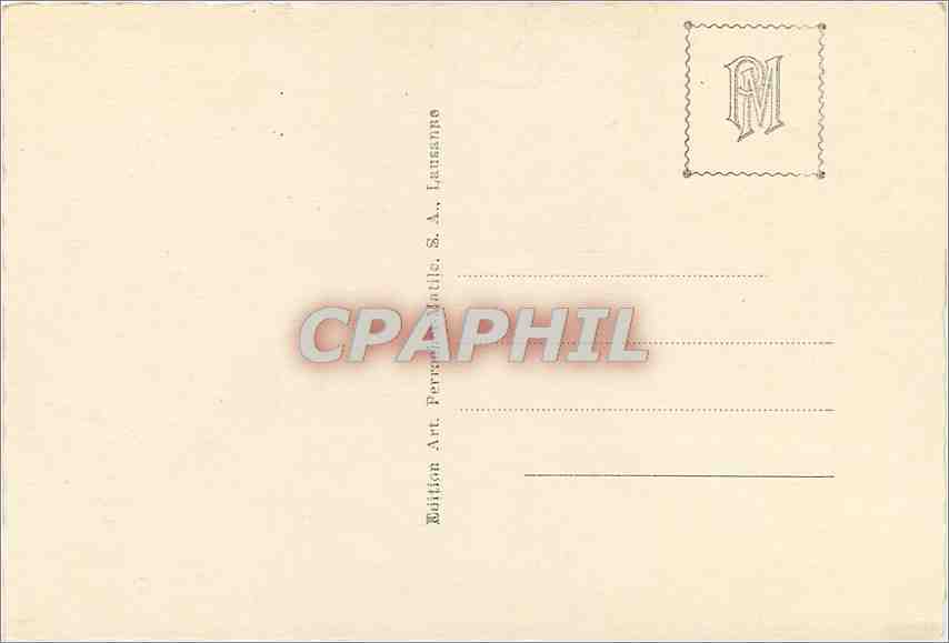 Jeunes Chiens du St Bernard — série 344 — Édition Art Pertusset, S.A., Lausanne — Verso