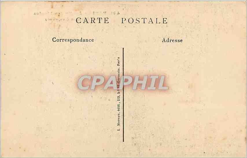 CPA LION-PARIS-JARDINS DES PLNTES -LION D'AFRIQUE — Rückseite
