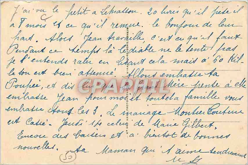 Granville — Les Remparts — LL. — Reverso