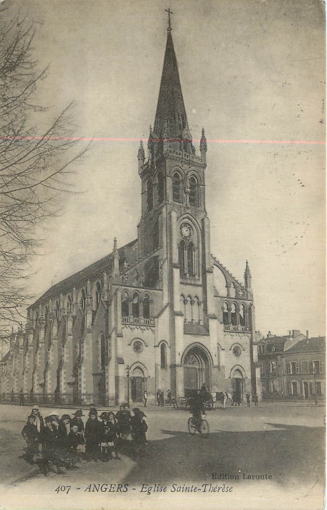 CPA ANGERS-Eglise Sainte Therese Enfants