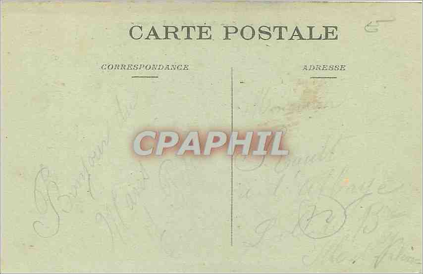 CPA LE MANS-Place Edouard de la Boussiniere — Rückseite