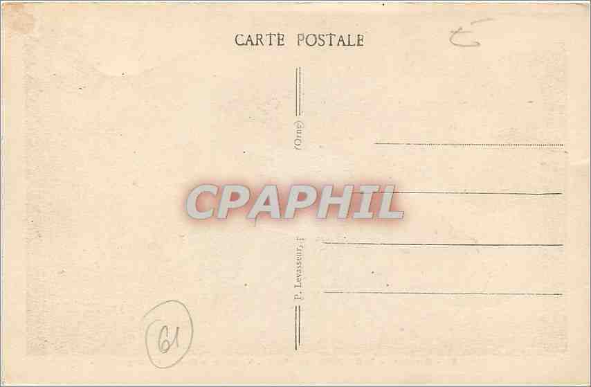 CPA Environs de BAGNOLES-Vallee de la Cour — Verso