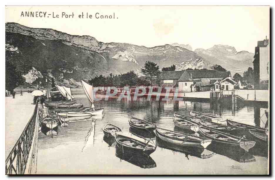 Annecy - Le Port et le Canal.