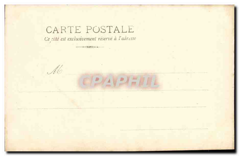 Aix les Bains - Hotel de Ville - CPA  — Verso