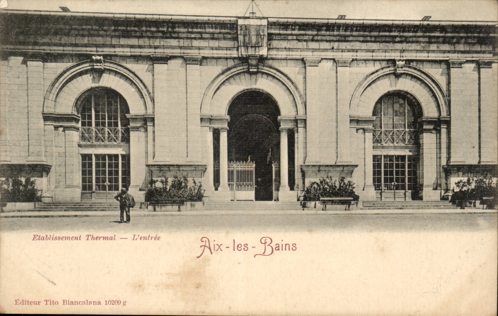 Aix les Bains - Etablissement Thermal - L'Entree - CPA 