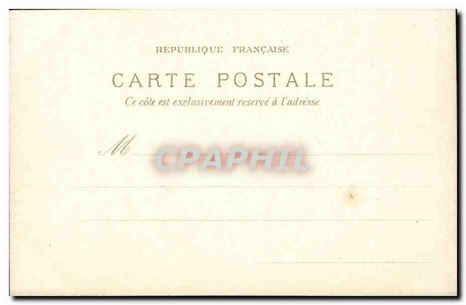 Aix les Bains - Place Carnot - cheval - CPA  — Rückseite