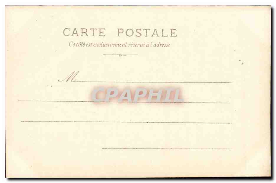 Aix les Bains - Place Carnot - pedicure manicure - CPA  — Rückseite