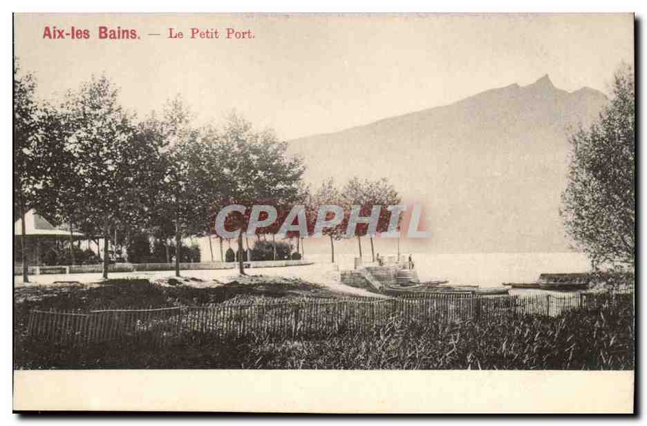 Aix les Bains - Le Petit Port - CPA 