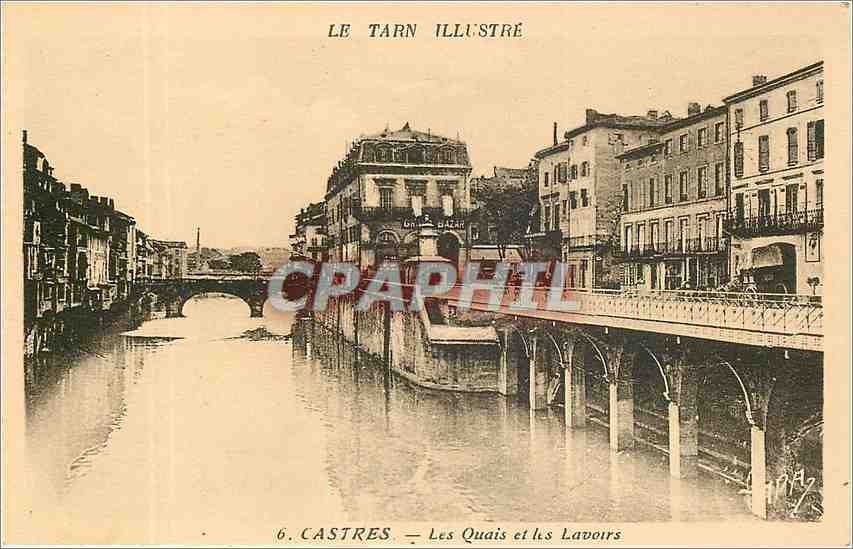 CPA CASTRES - Les Quais et les Lavoirs