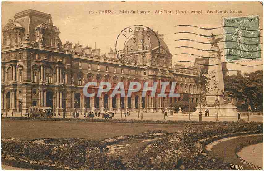 CPA PARIS - Palais du Louvre - Aile Nord