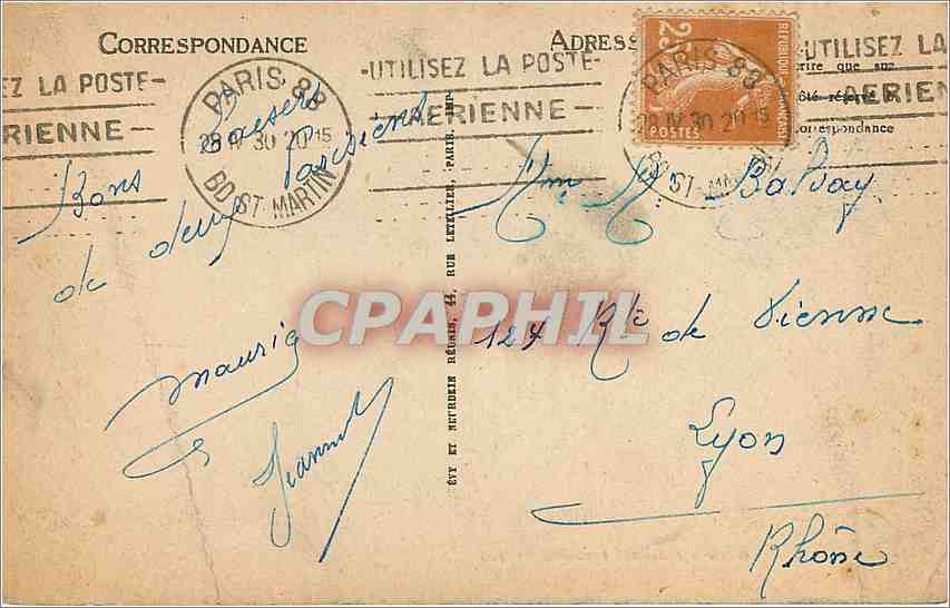 CPA PARIS - Dalle au Soldat inconnu — Rückseite