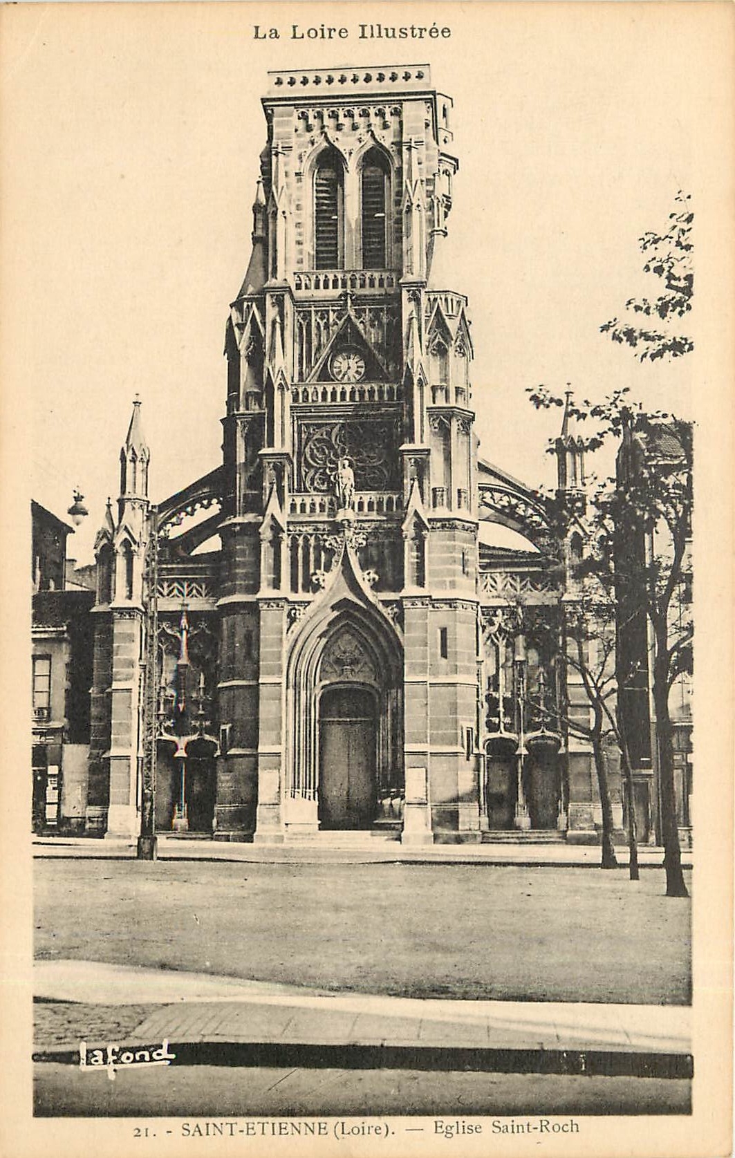 CPA SAINT-ETIENNE (Loire) - Eglise Saint-Roch