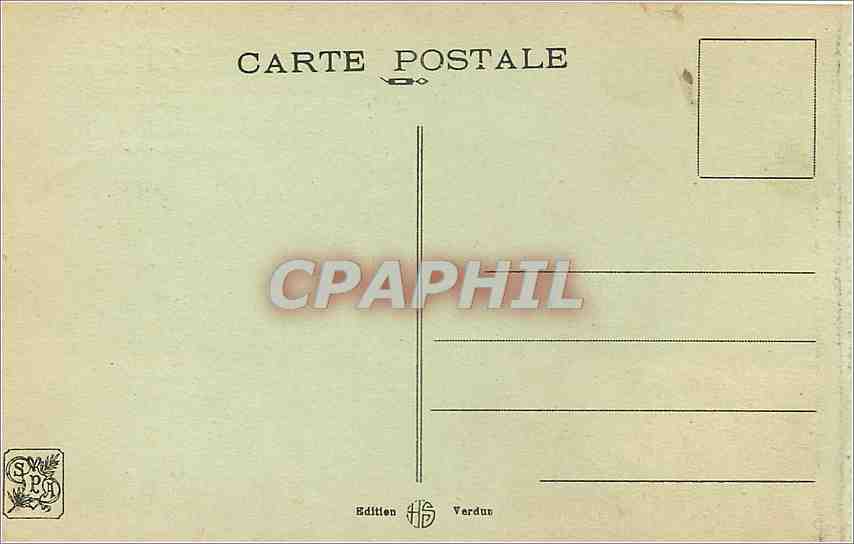 CPA Ossuaire de DOUAUMONT. Arrière du Monument - Chapelle Catholique — Rückseite