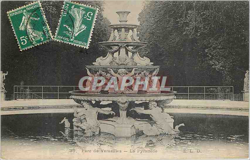 CPA Parc de Versailles - La Pyramide