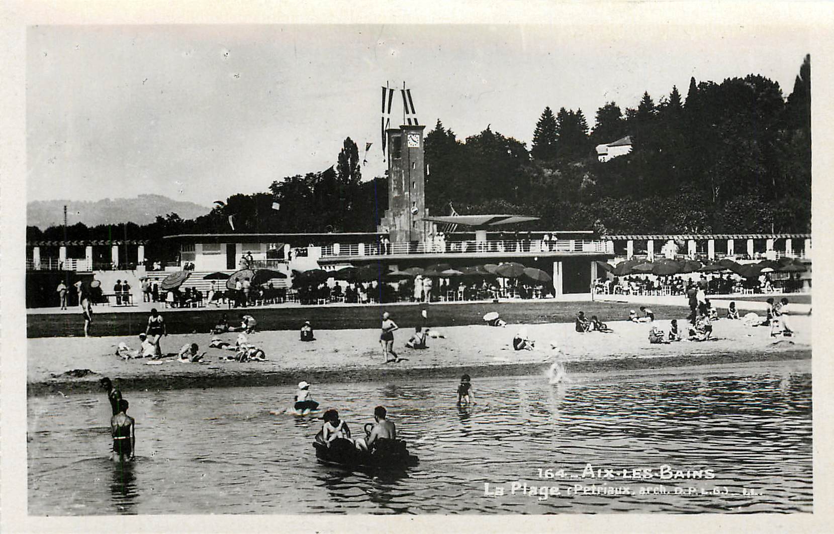CPM AIX-LES-BAINS La plage