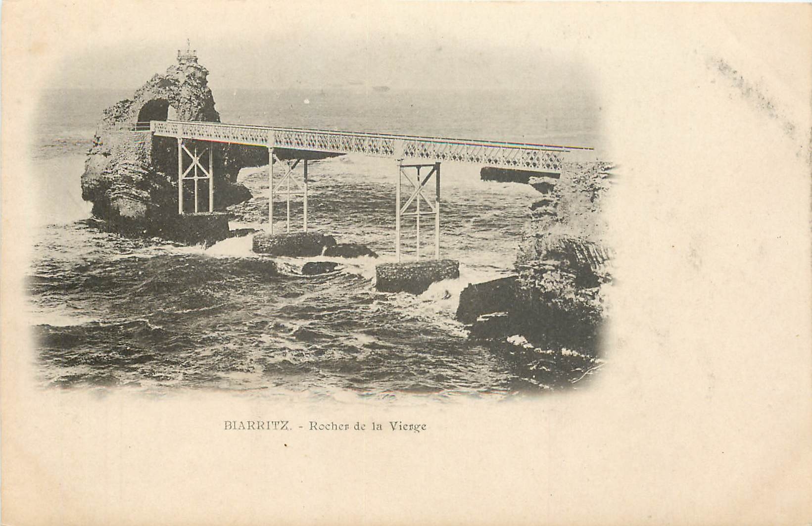 CPA BIARRITZ - Rocher de la Vierge
