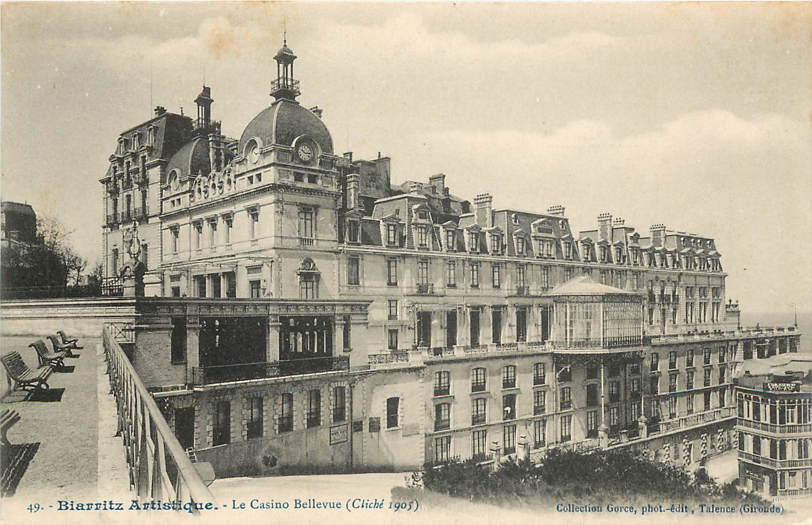 CPA Biarritz Artistique - Le Casino Bellevue