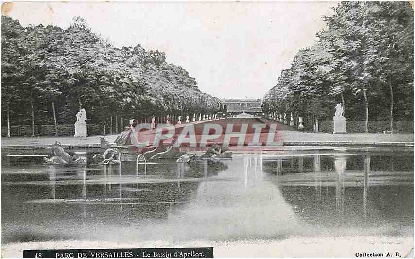 CPA PARC DE VERSAILLES - Le Bassin d'Apollon