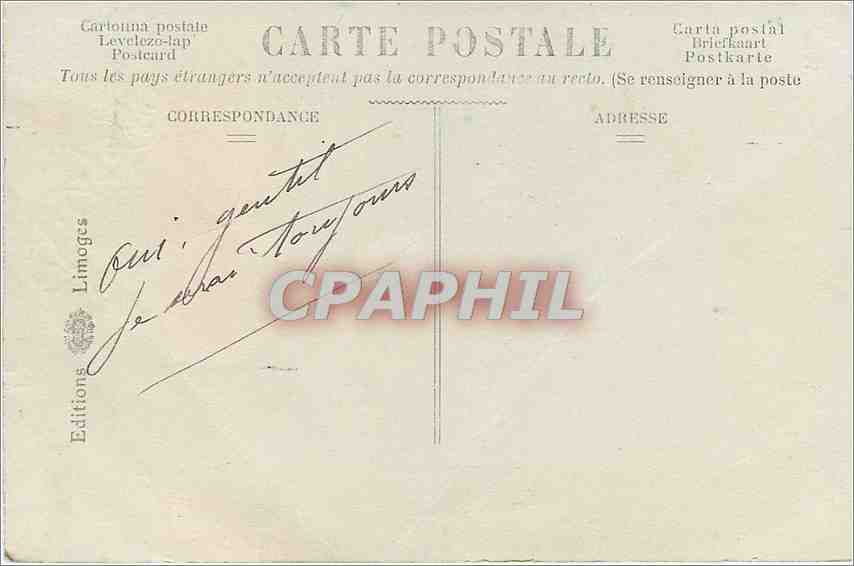 CPA Vous fait-il des poissons d'Avril? Tenez  prenez le plus gentil Homme — Back