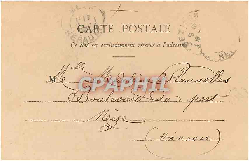 CPA Paul et Virginie Enfants — Rückseite