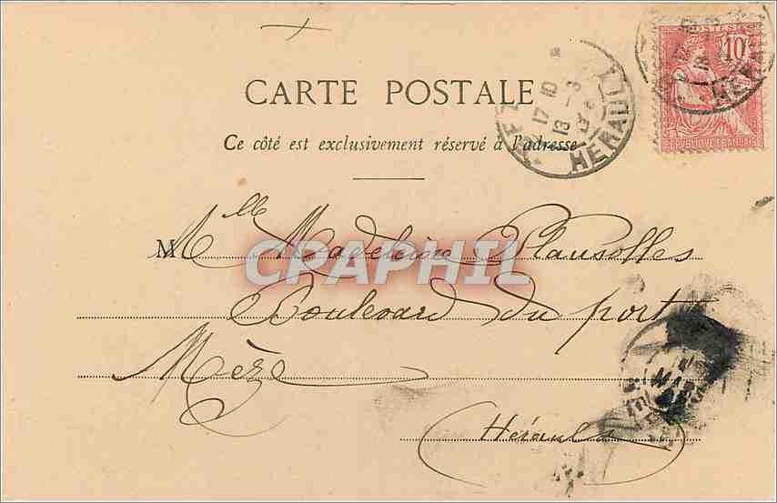 CPA Paul et Virginie Enfants — Verso