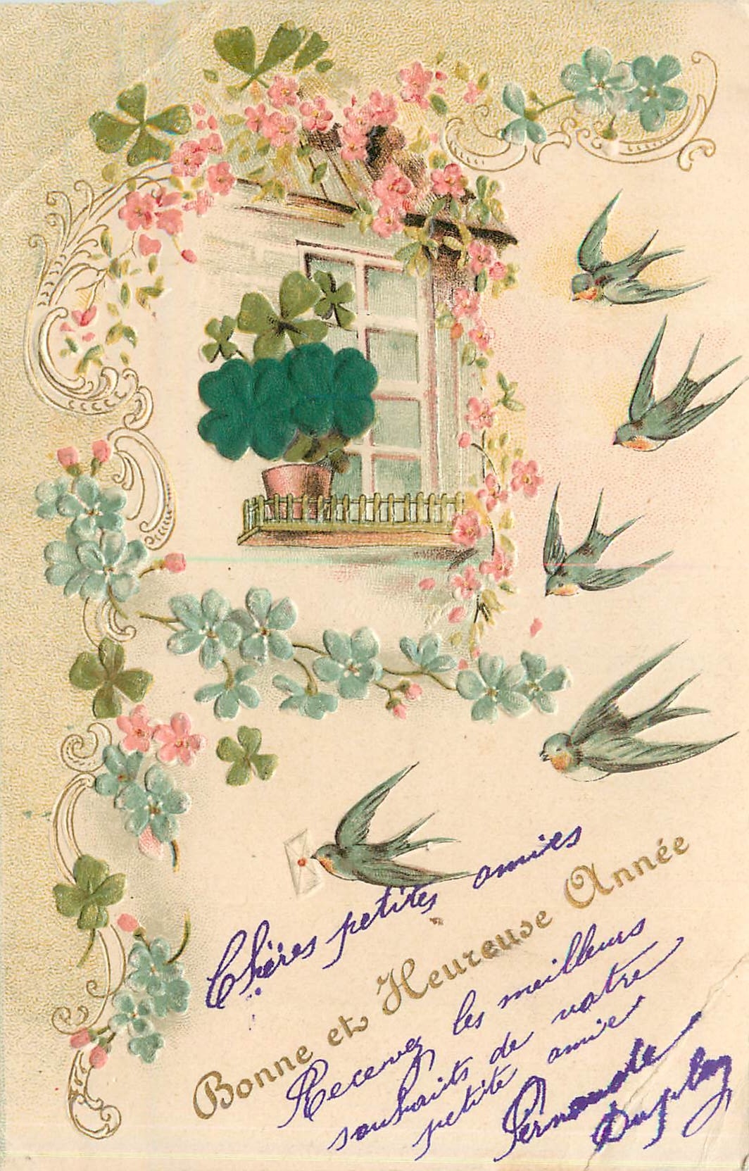 CPA Bonne et Heureuse Année
