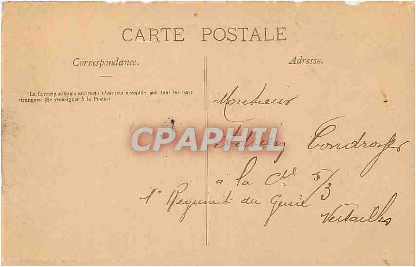 CPA Gonesse (S-et-O) Hospice (Vue générale) — Back