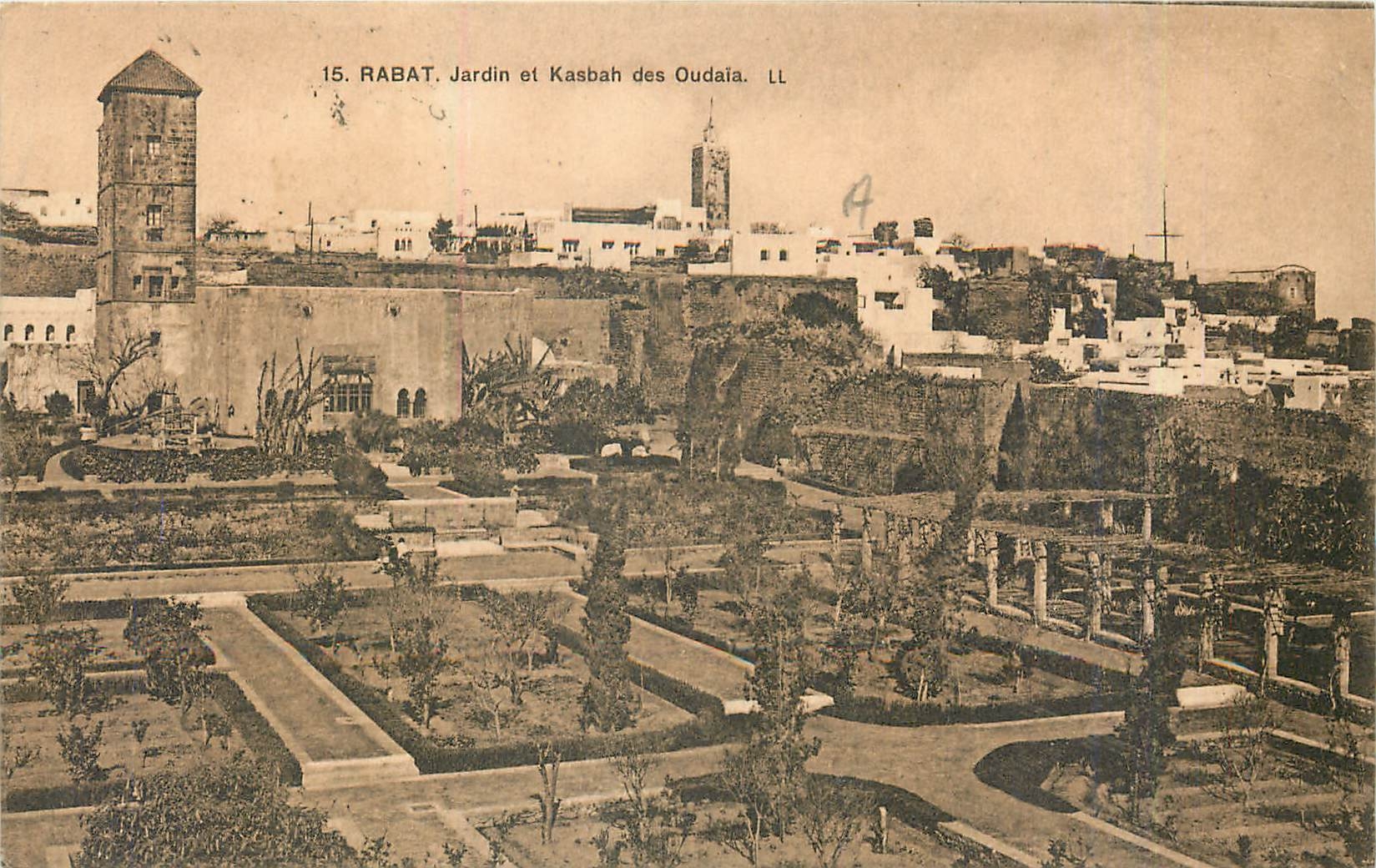CPA RABAT - Jardin et Kasbah des Oudaia