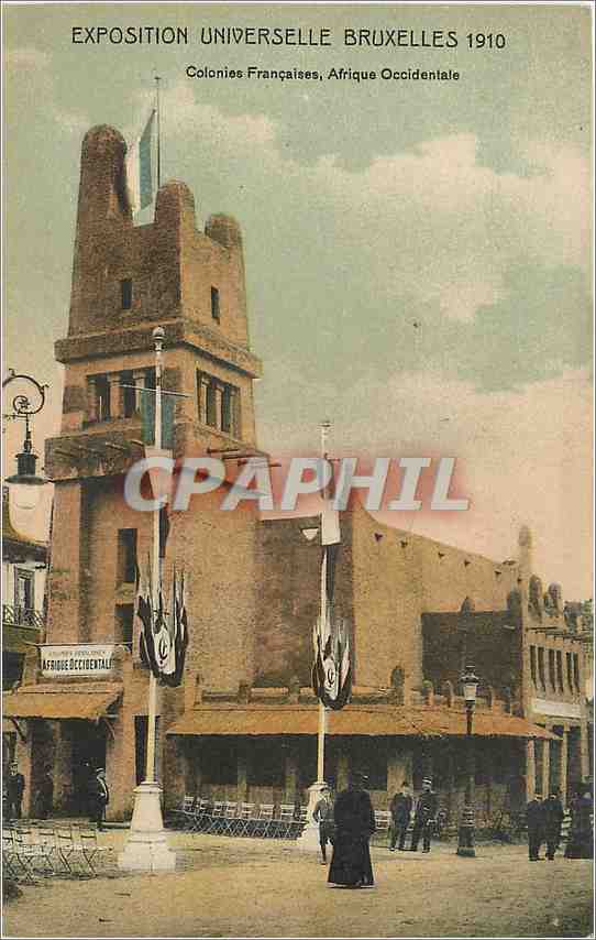 Weltausstellung Brüssel 1910 — Französische Kolonien, Westafrika — Edit. V.F. Brüssel