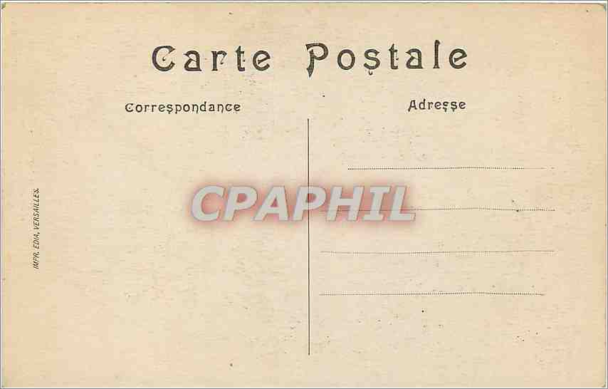 CPA Cantine de l'Union des Femmes de France - Gare des Chantiers-Versailles — Rückseite