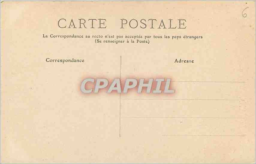 CPA Arras - Hotel de Ville Façade de la Place de la Vaquerie — Rückseite