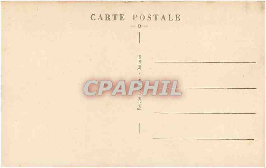 CPA Lens l'Hotel de Ville  — Rückseite