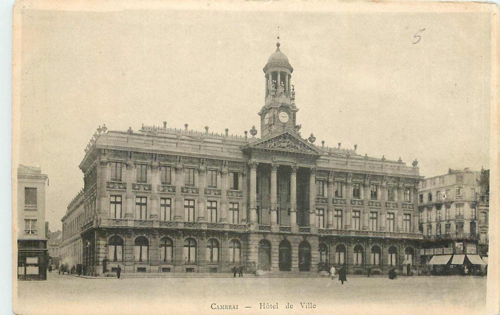 CPA Cambrai l'Hotel de Ville 