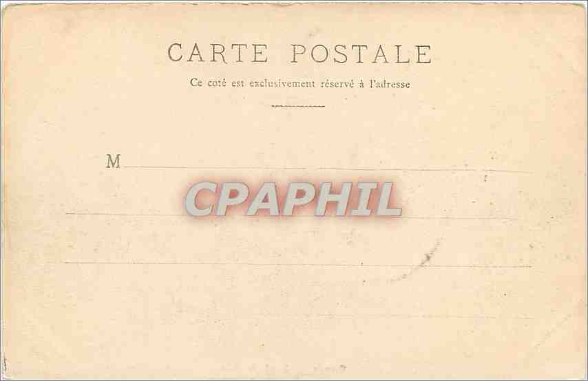 CPA Cambrai l'Hotel de Ville  — Rückseite