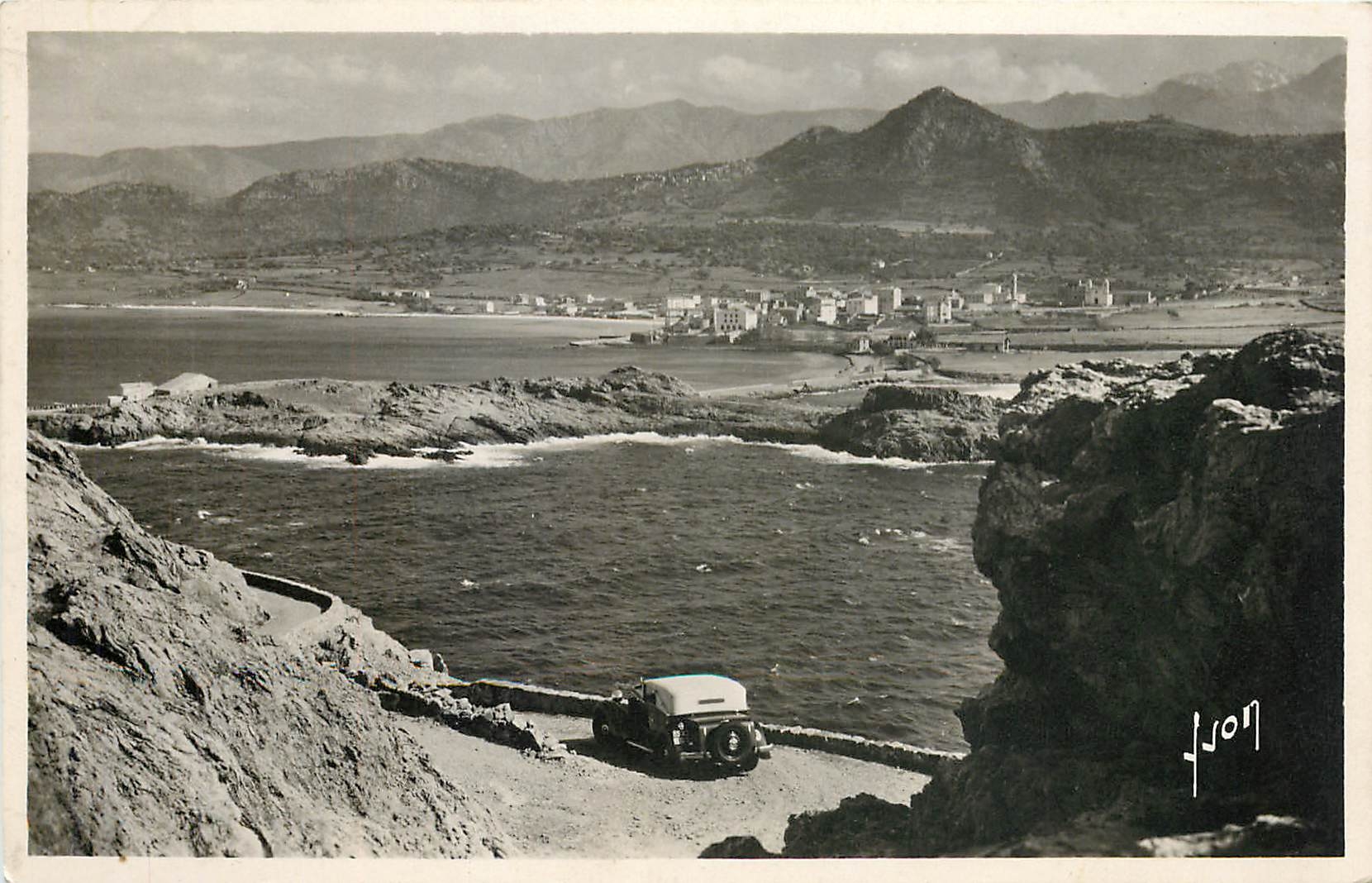 CPA Ile Rousse Corse vue generale 