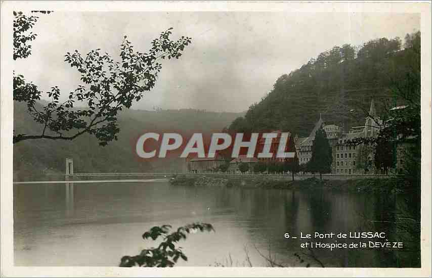 Le Pont de Lussac et l'Hospice de la Devèze — Édition de l'Hôtel de Ville de Vinchy
