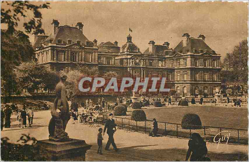 CPA Paris et ses Merveilles Jardin et Palais du Luxembourg 1615 1620 