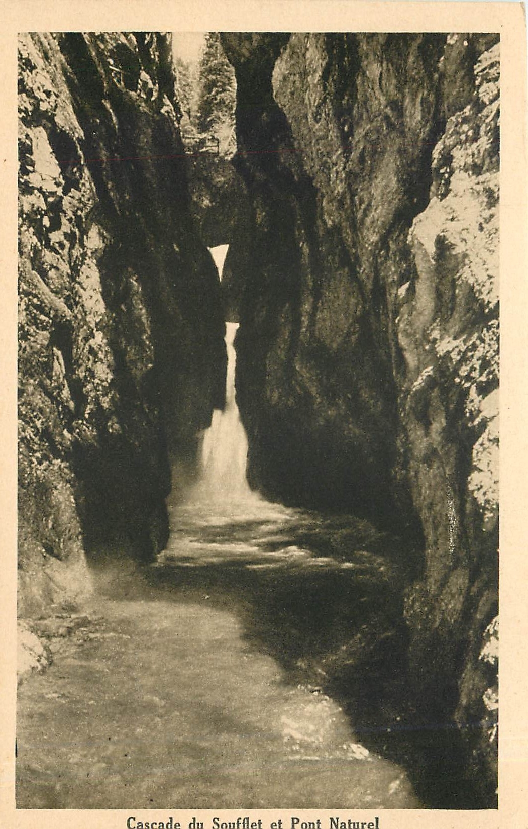 CPA Gorges de la Diosaz une merveille de la Nature Servoz pres Chamonix 