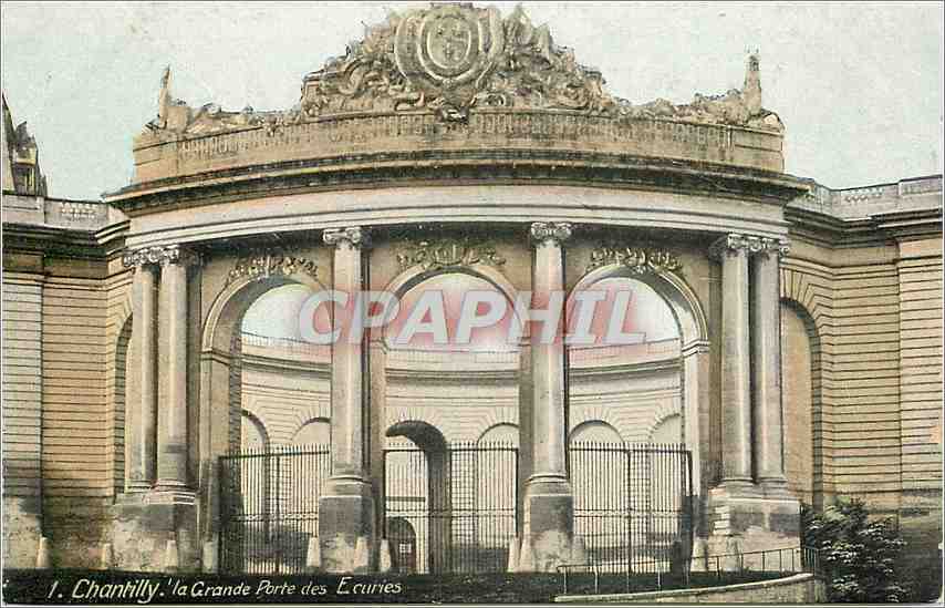 CPA Chantilly la Grand Porte des Ecuries 
