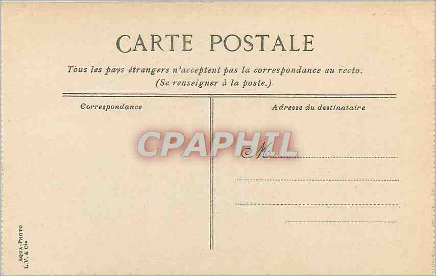 CPA Chantilly la Grand Porte des Ecuries  — Verso