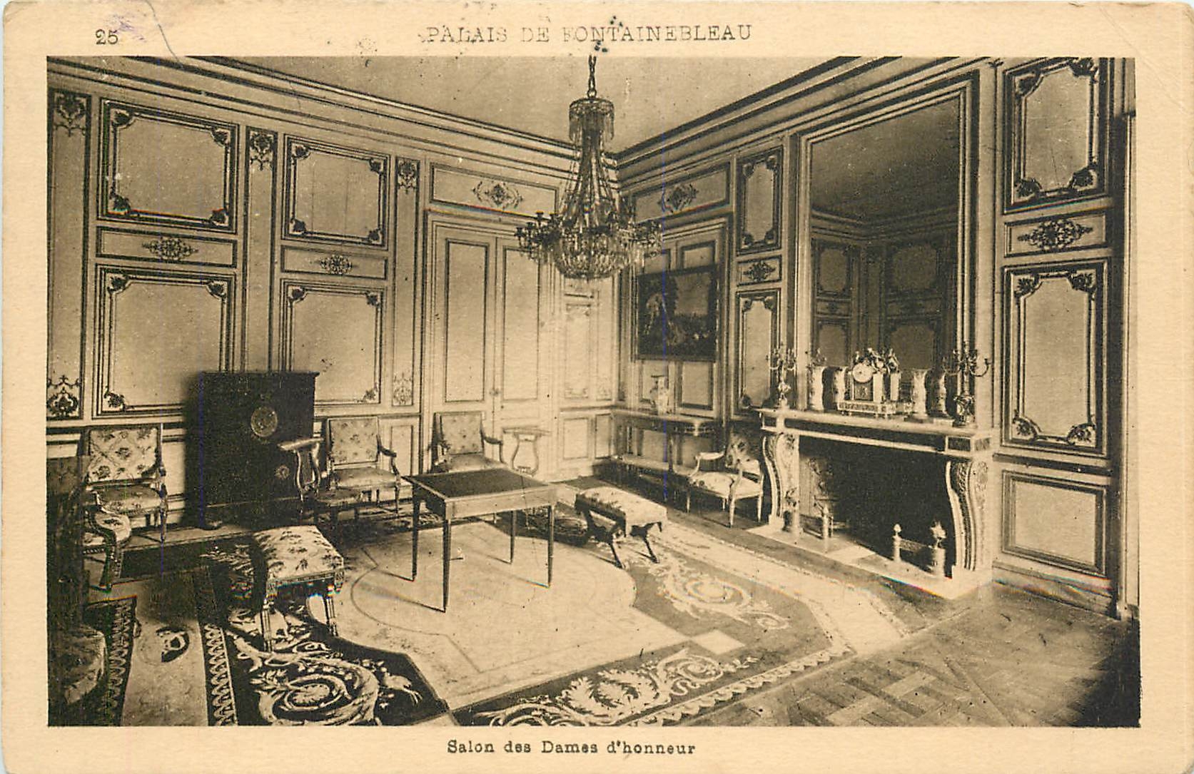 Palacio de Fontainebleau — Salón de las Damas de Honor — E. Papeghin, París