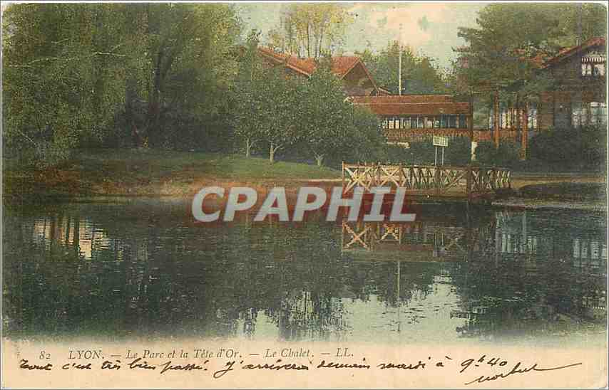 CPA Lyon le Parc et la Tete d'or le Chalet 