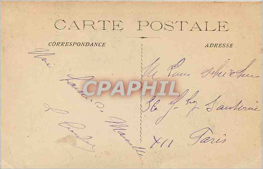 CPA Marseille les Ascenseurs de N D de la Garde  — Rückseite
