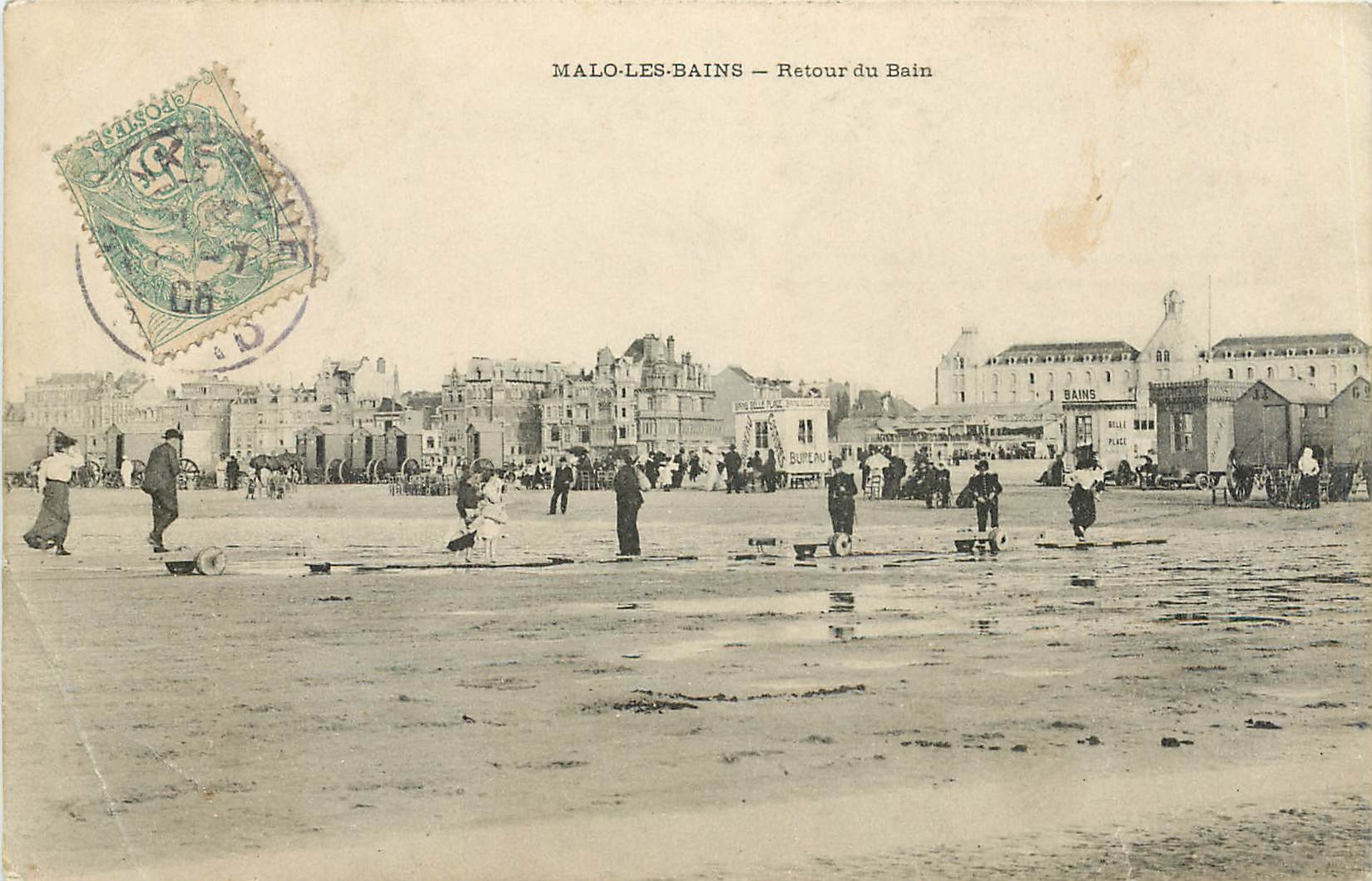 CPA Malo les Bains Retour du Bain 