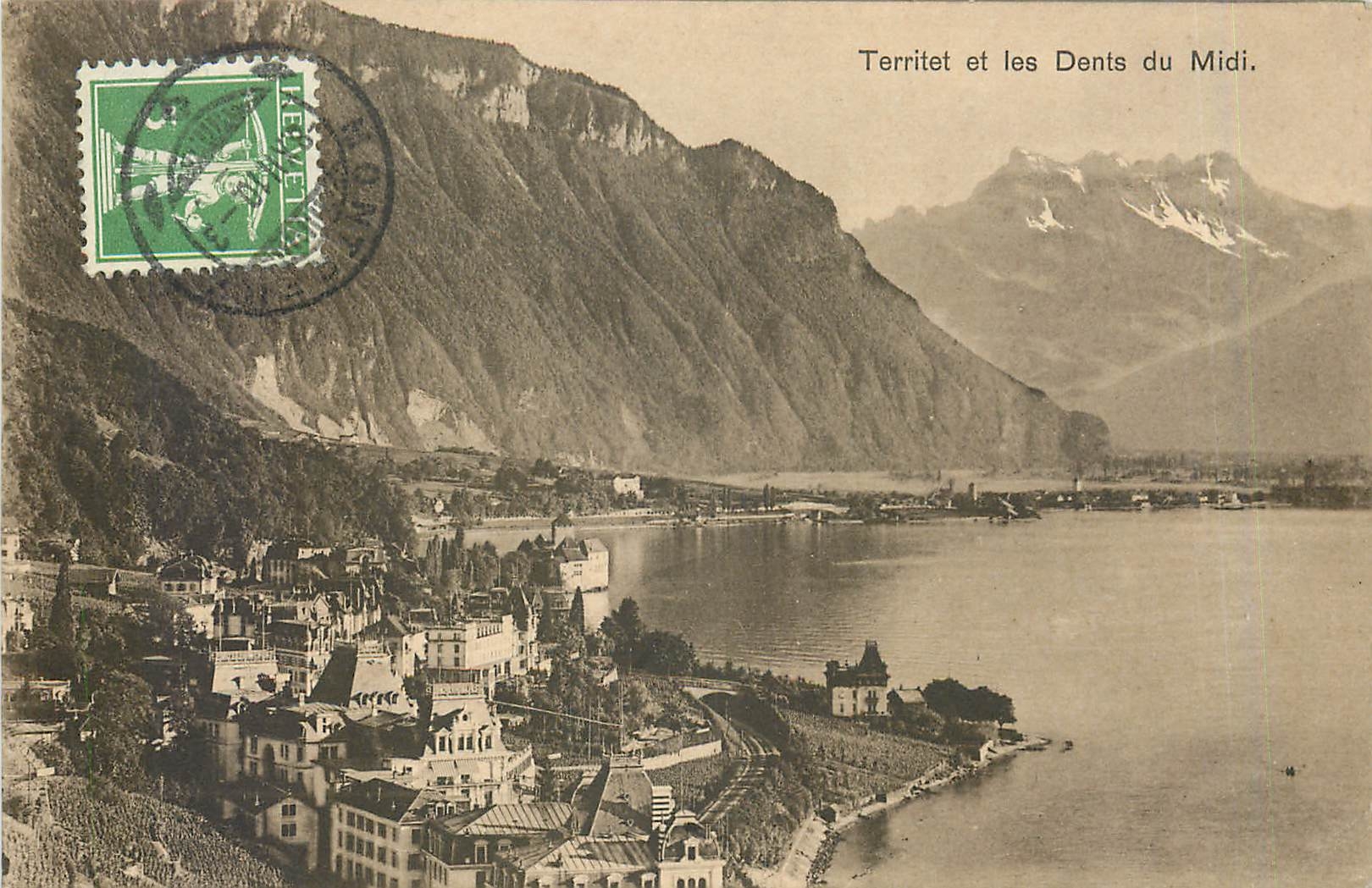 CPA Territet et les Dents du Midi 