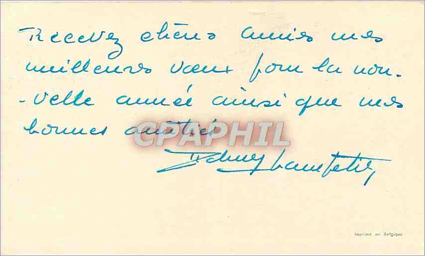 CPA Heureuse Annee  — Verso