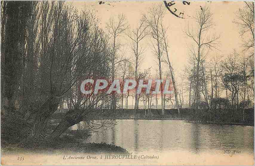 CPA L'Ancienne Orne a Herouville Calvados 