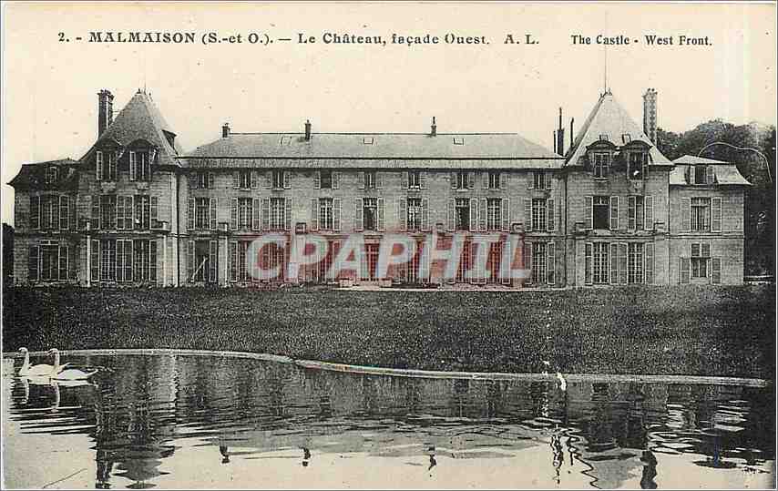 CPA Malmaison S et O le Chateau Facade Ouest 