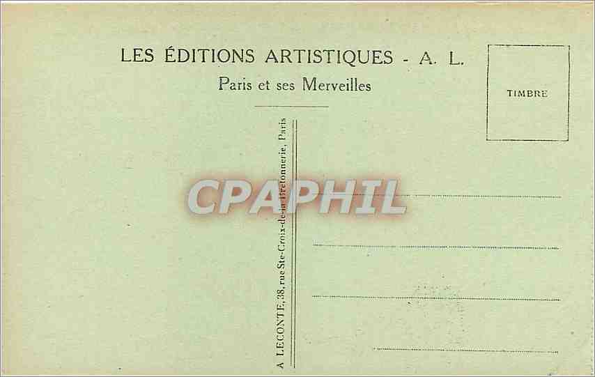 CPA Malmaison S et O le Chateau Facade Ouest  — Verso