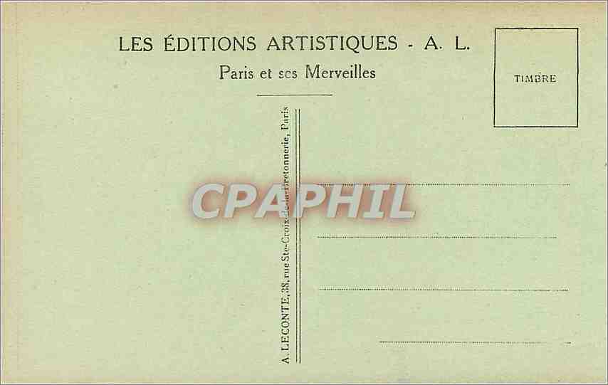 CPA Versailles Palais du Grand Trianon le Peristyle et les Jardins  — Verso